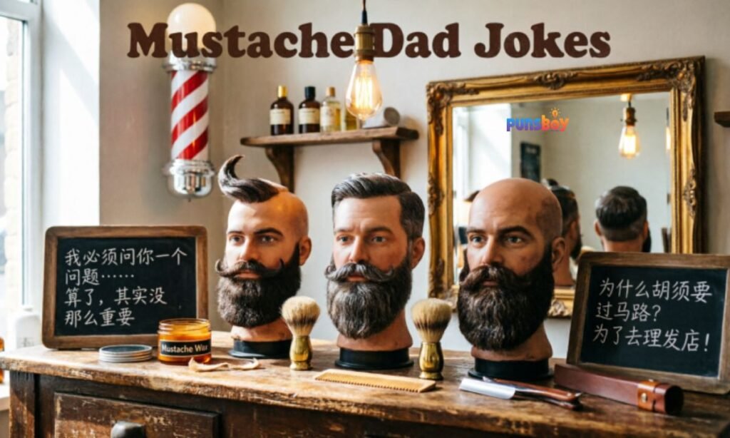 Mustache Dad Jokes