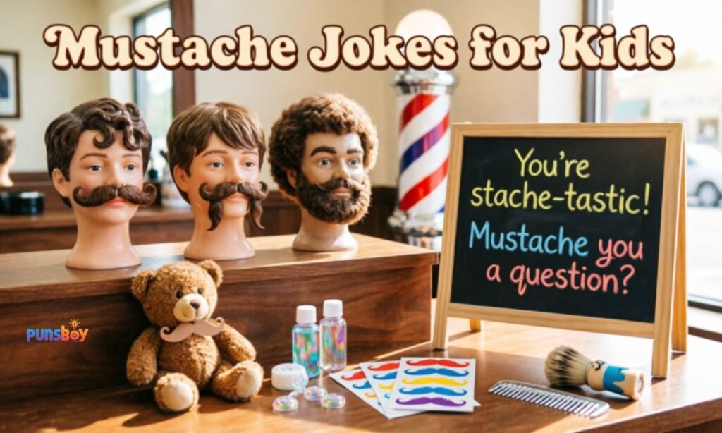 Mustache Jokes for Kids