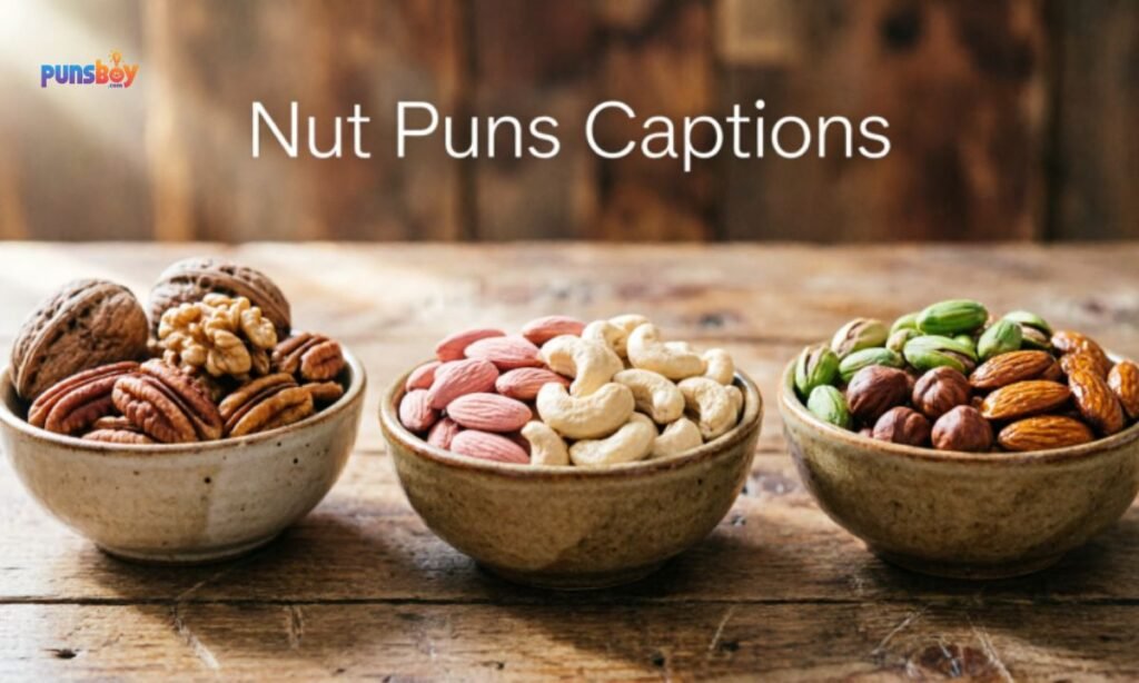 Nut Puns Captions
