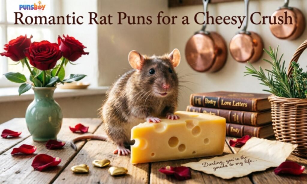 Romantic Rat Puns for a Cheesy Crush