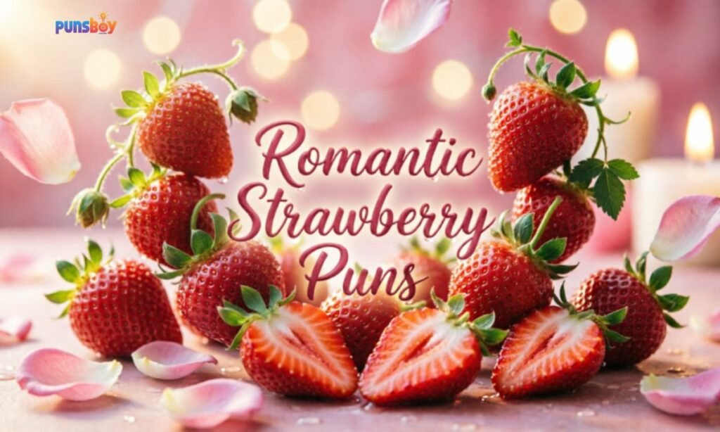 Romantic Strawberry Puns