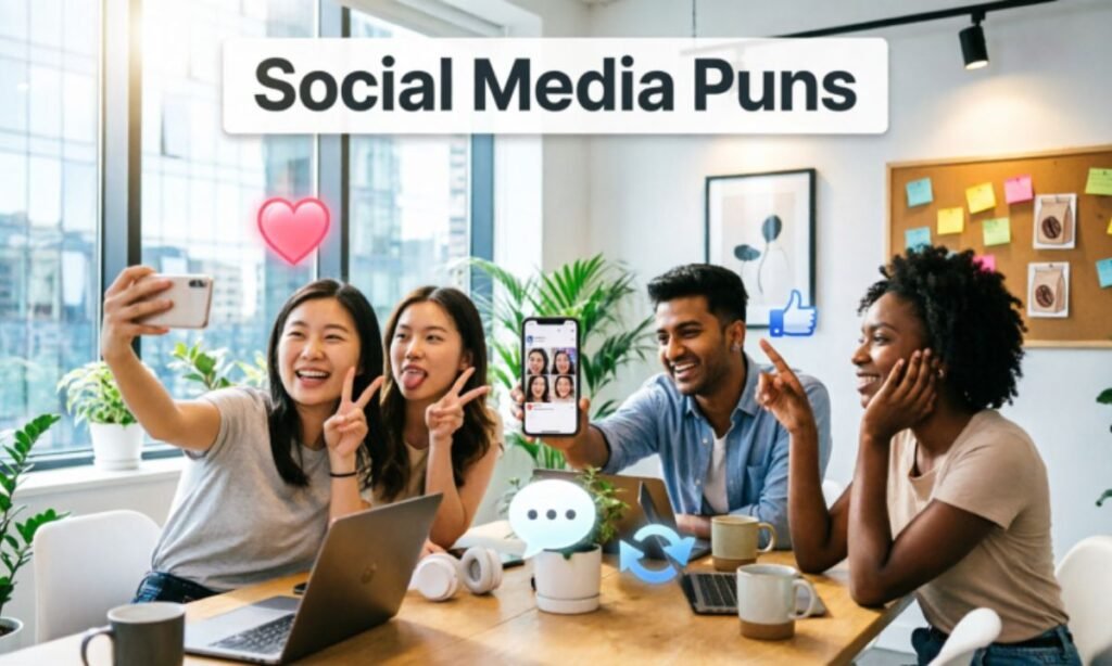 Social Media Puns