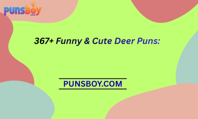 367+ Funny & Cute Deer Puns Short One-Liners, Jokes & Instagram Captions That’ll Make You Fawn