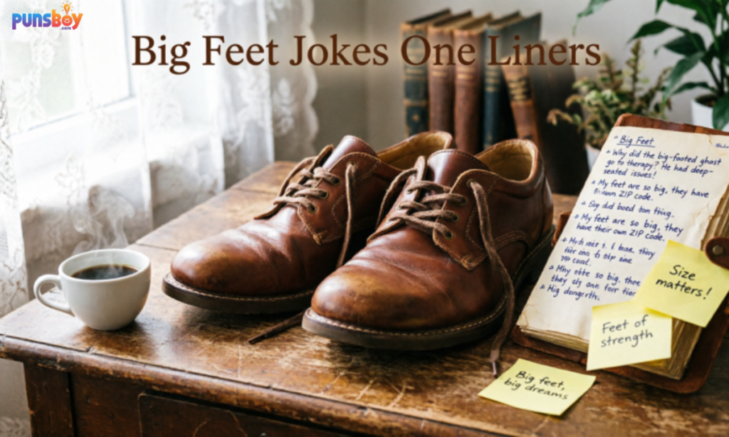 Big Feet Jokes One Liners