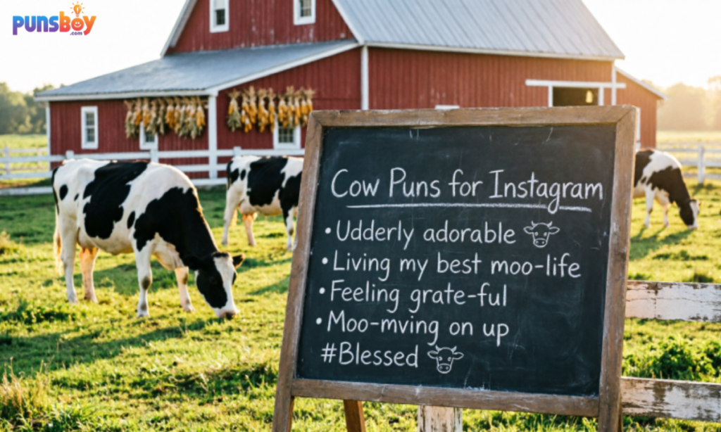 Cow Puns for Instagram