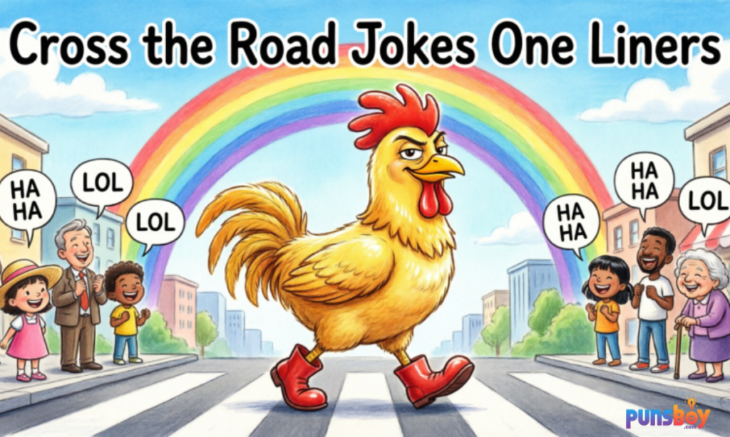 Cross the Road Jokes One Liners