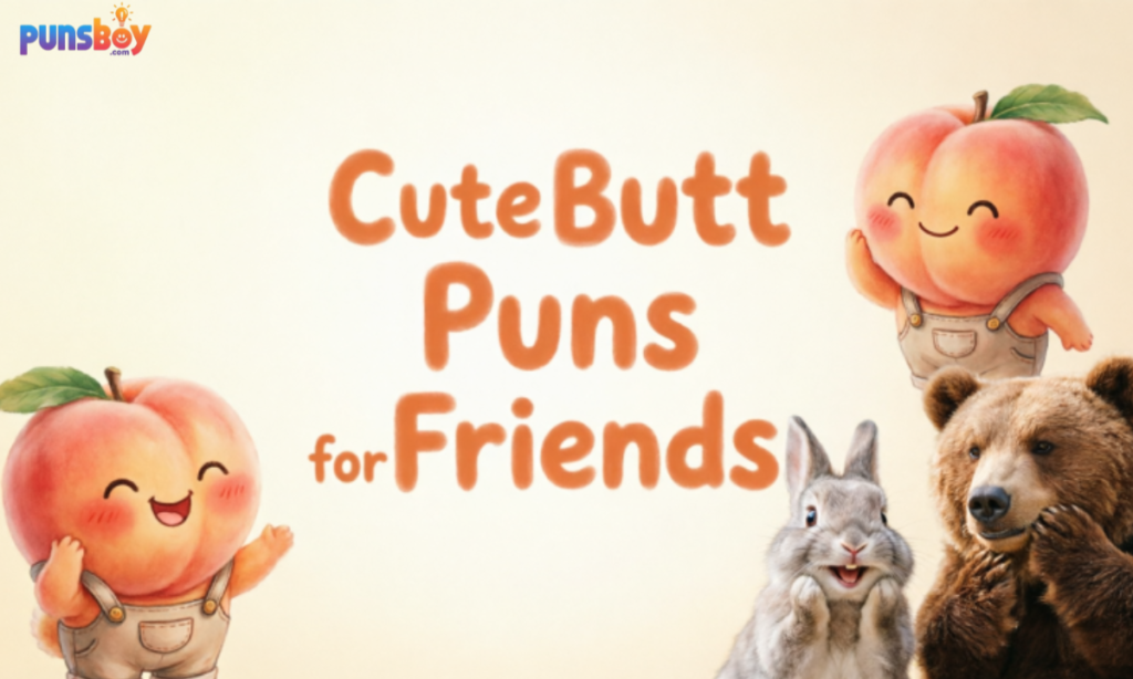 Cute Butt Puns for Friends