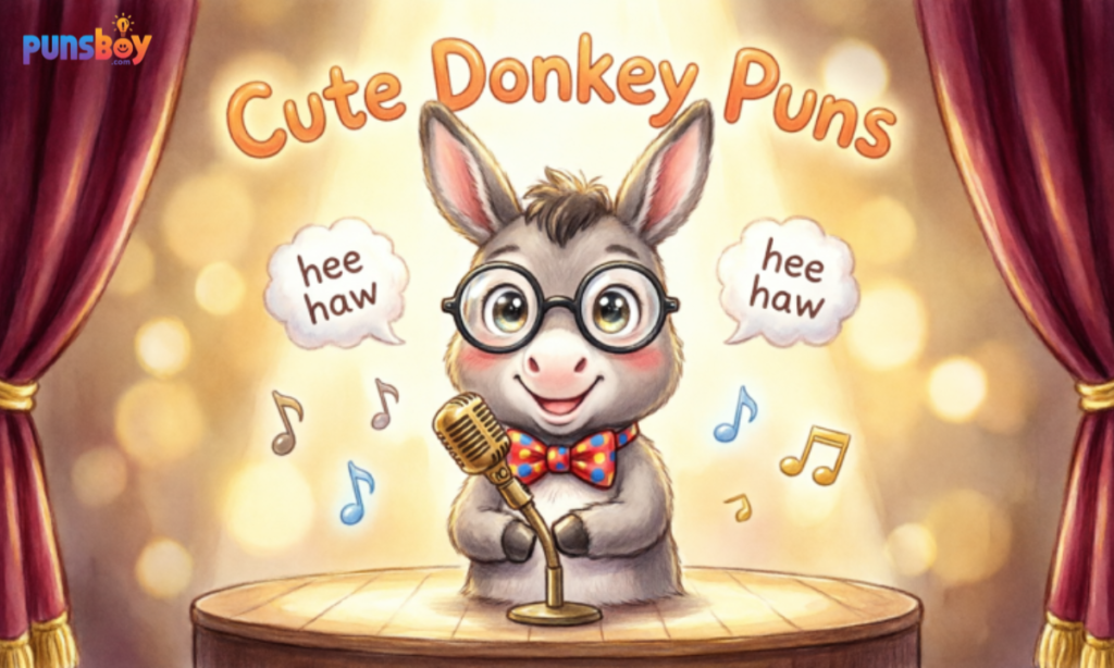 Cute Donkey Puns