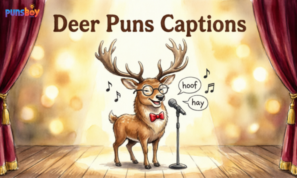 Deer Puns Captions