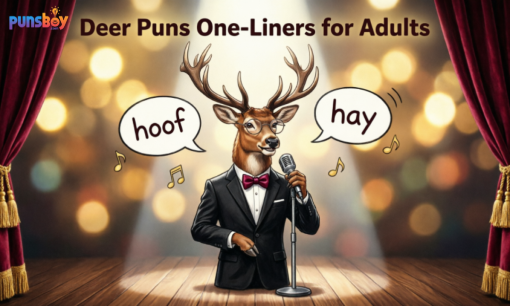 Deer Puns One-Liners for Adults