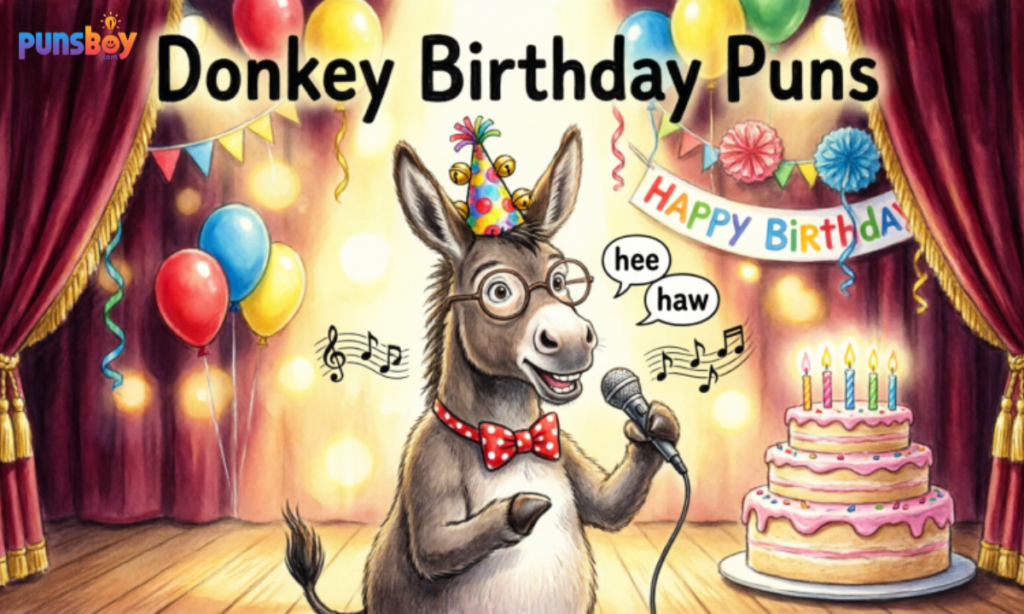 Donkey Birthday Puns