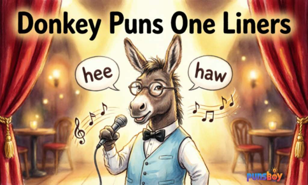 Donkey Puns One Liners