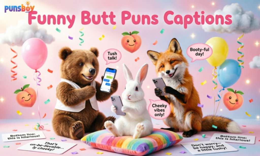 Funny Butt Puns Captions
