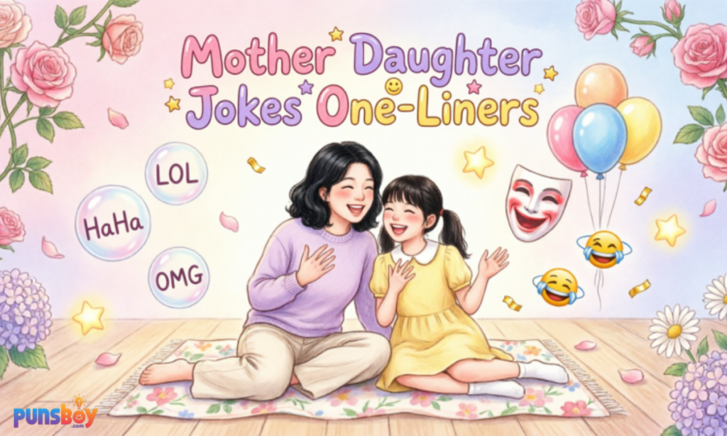 Mother Daughter Jokes One-Liners