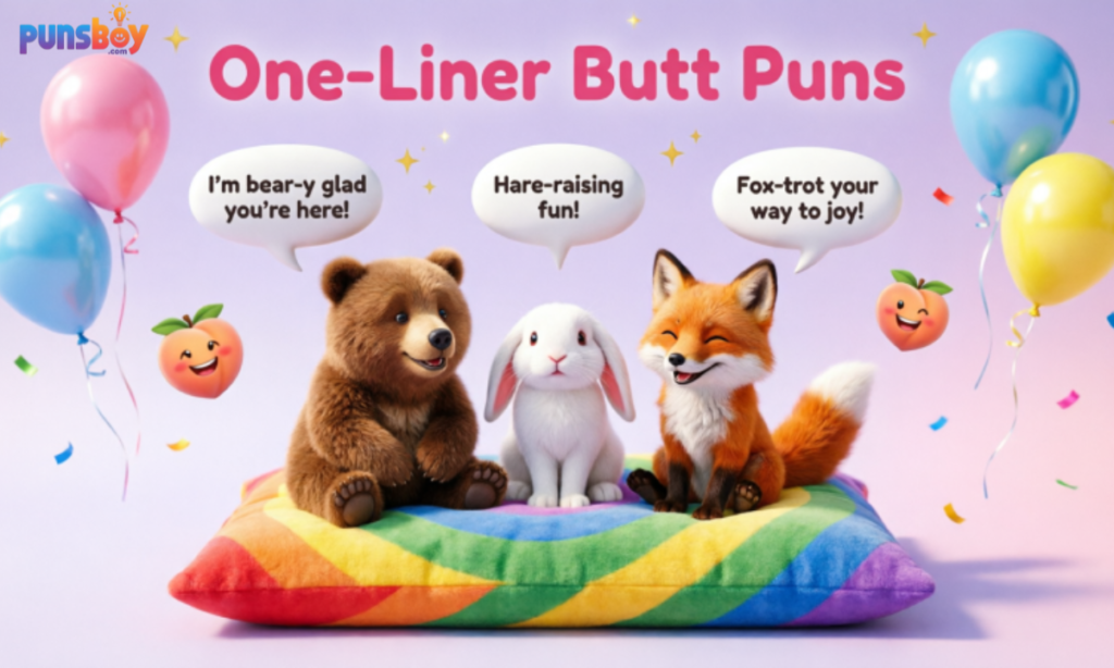 One-Liner Butt Puns