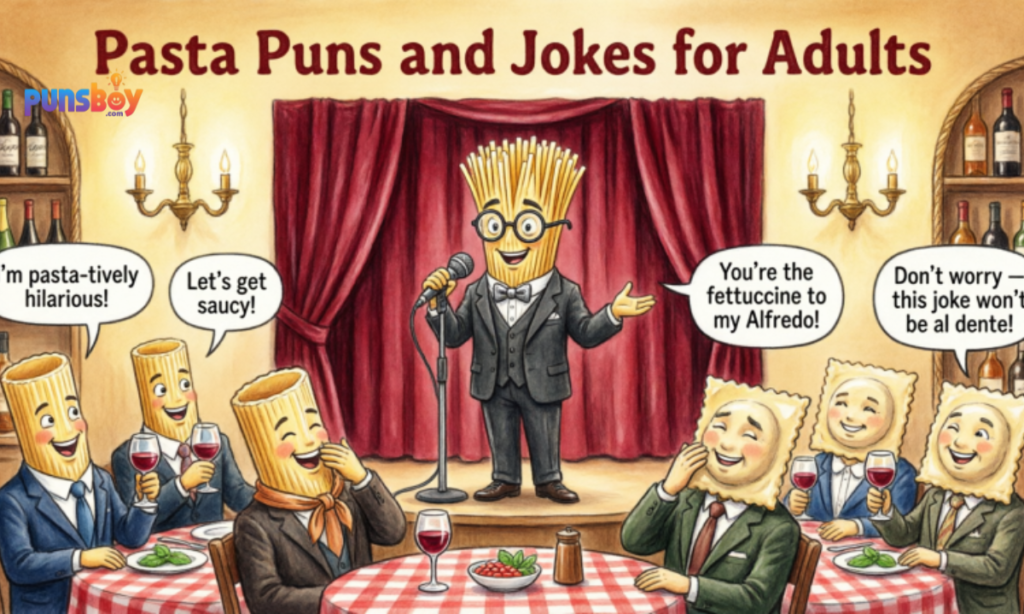 Pasta Puns and Jokes for Adults