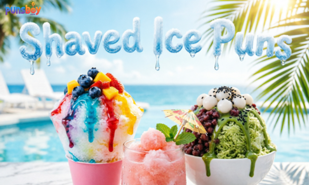 Shaved Ice Puns