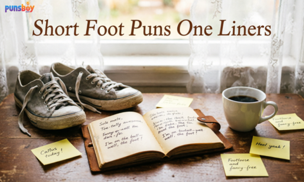 Short Foot Puns One Liners