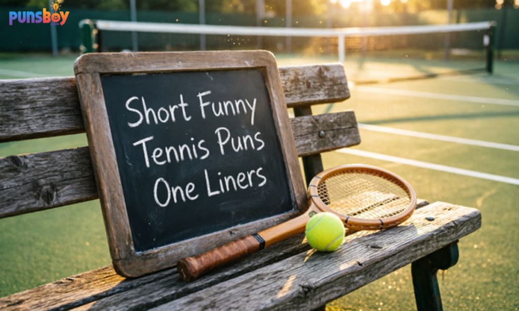 Short Funny Tennis Puns One Liners