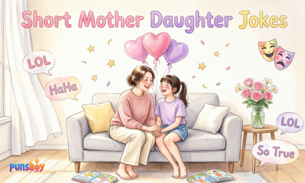 Short Mother Daughter Jokes