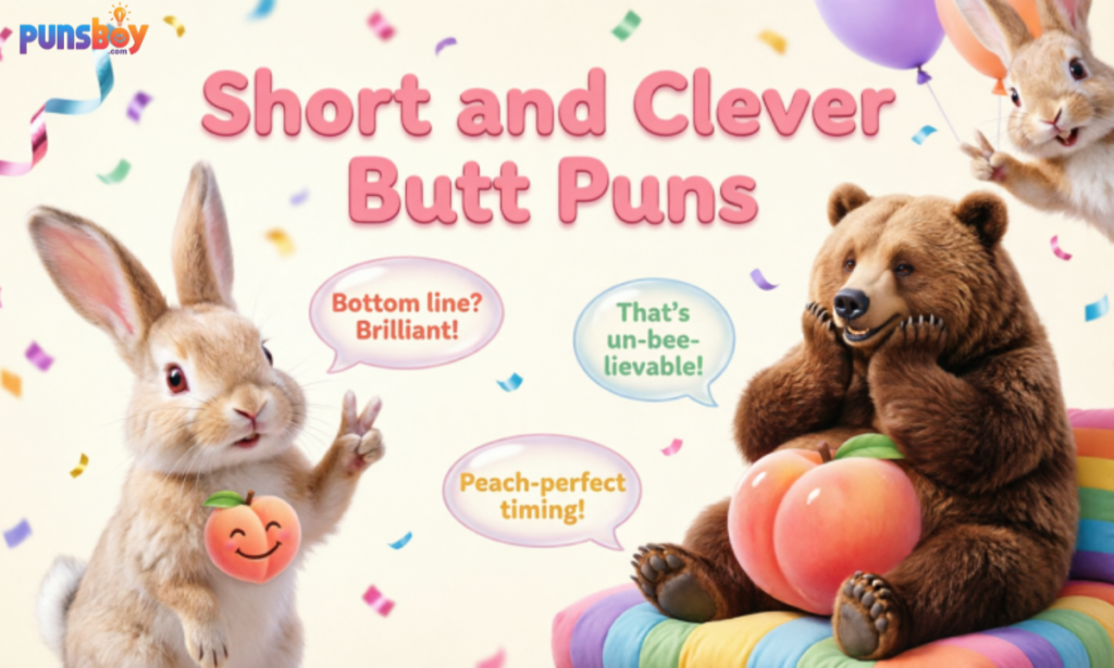 Short and Clever Butt Puns