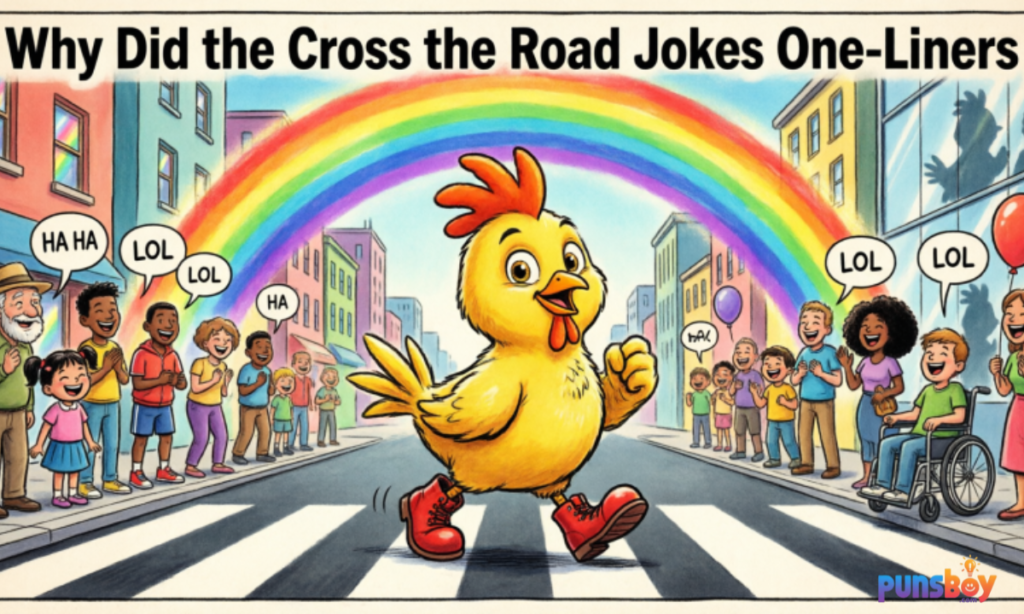 Why Did the Cross the Road Jokes One-Liners