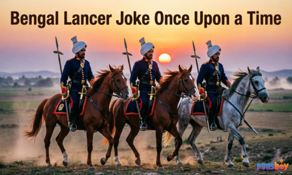Bengal Lancer Joke Once Upon a Time