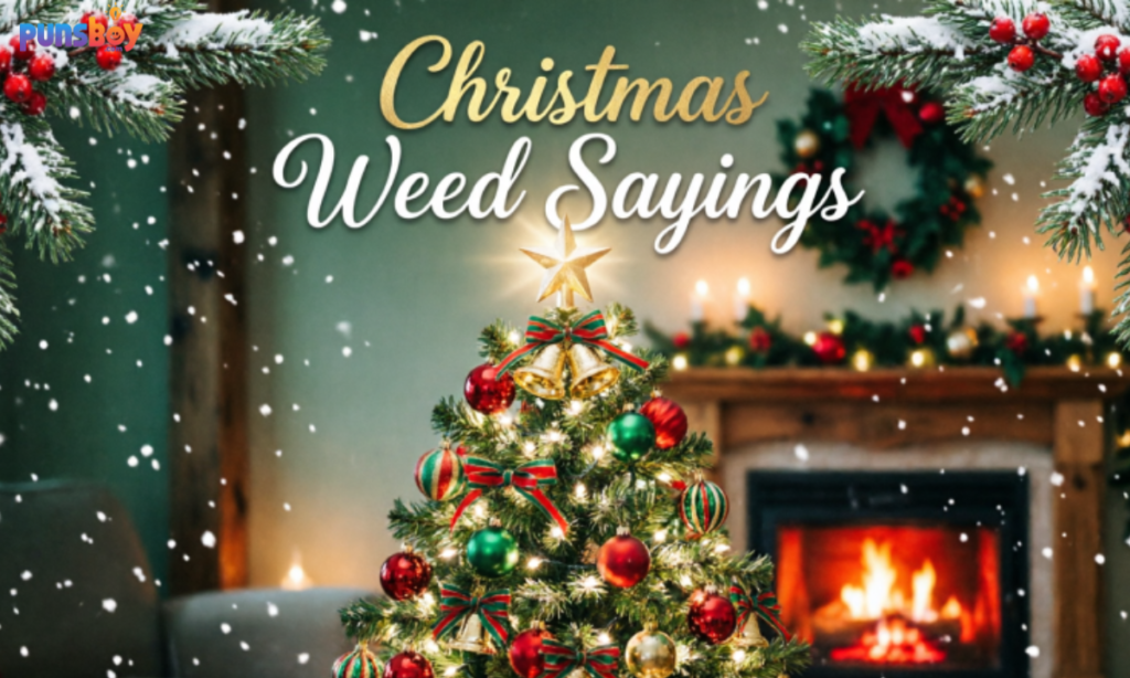 Christmas Weed Sayings
