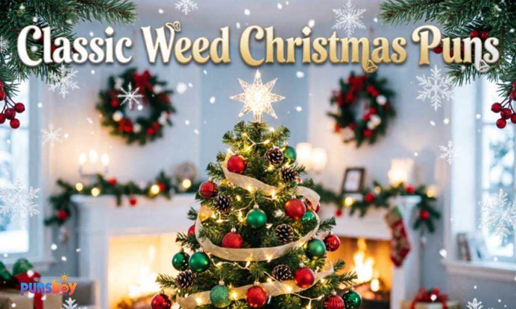 Classic Weed Christmas Puns