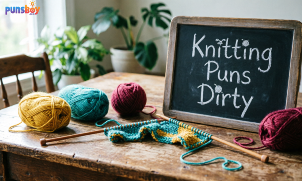 Knitting puns dirty