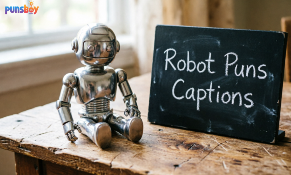 Robot Puns Captions