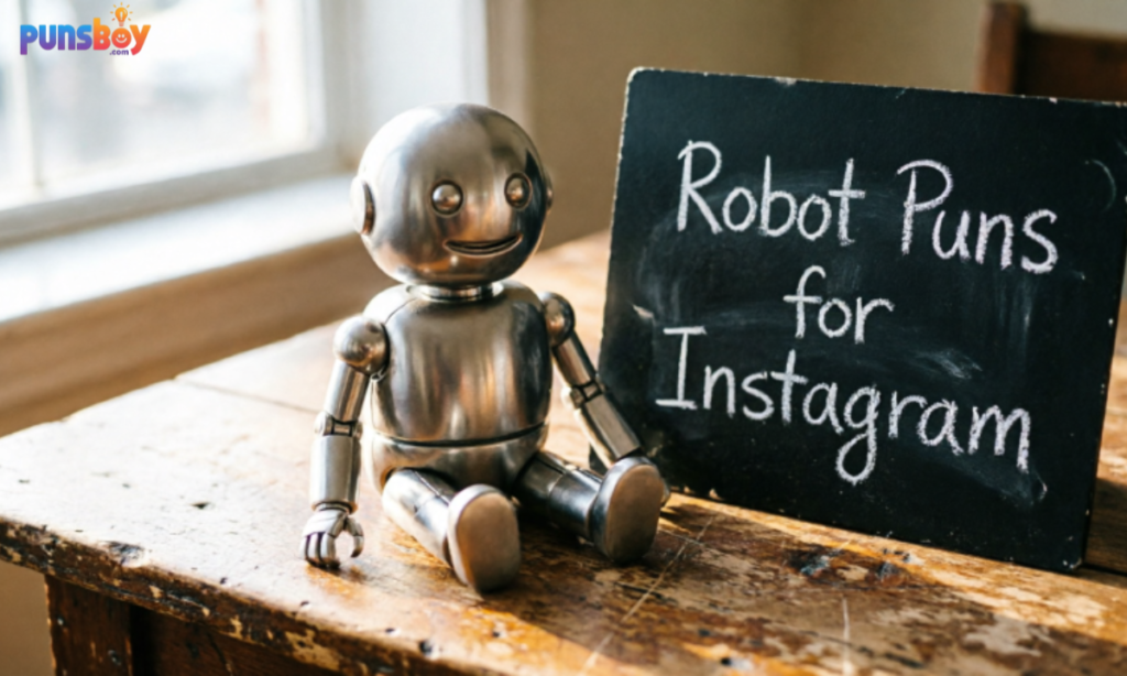 Robot Puns for Instagram