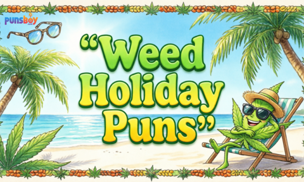 Weed Holiday Puns