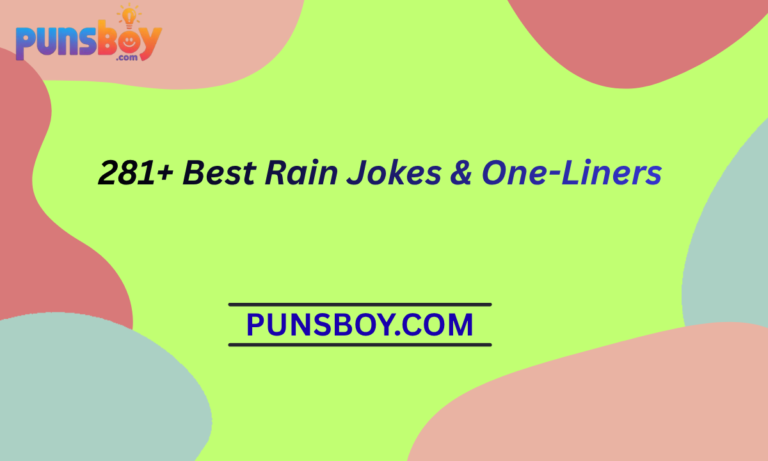 281+ Best Rain Jokes & One-Liners to Brighten Your Day (2026)