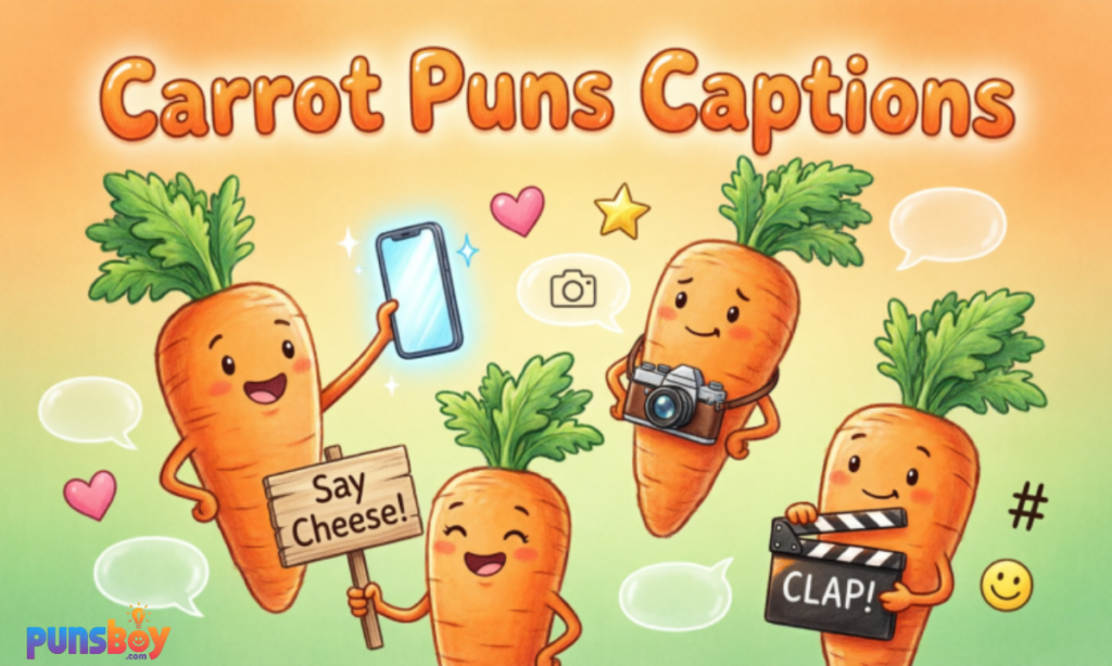 Carrot Puns Captions