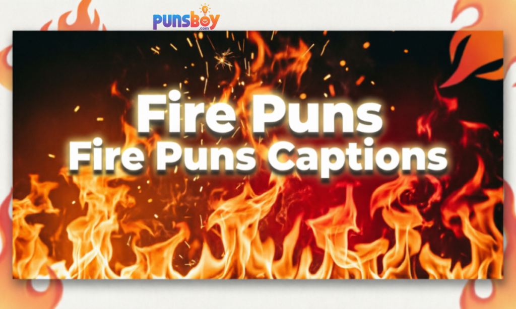 Fire Puns Captions