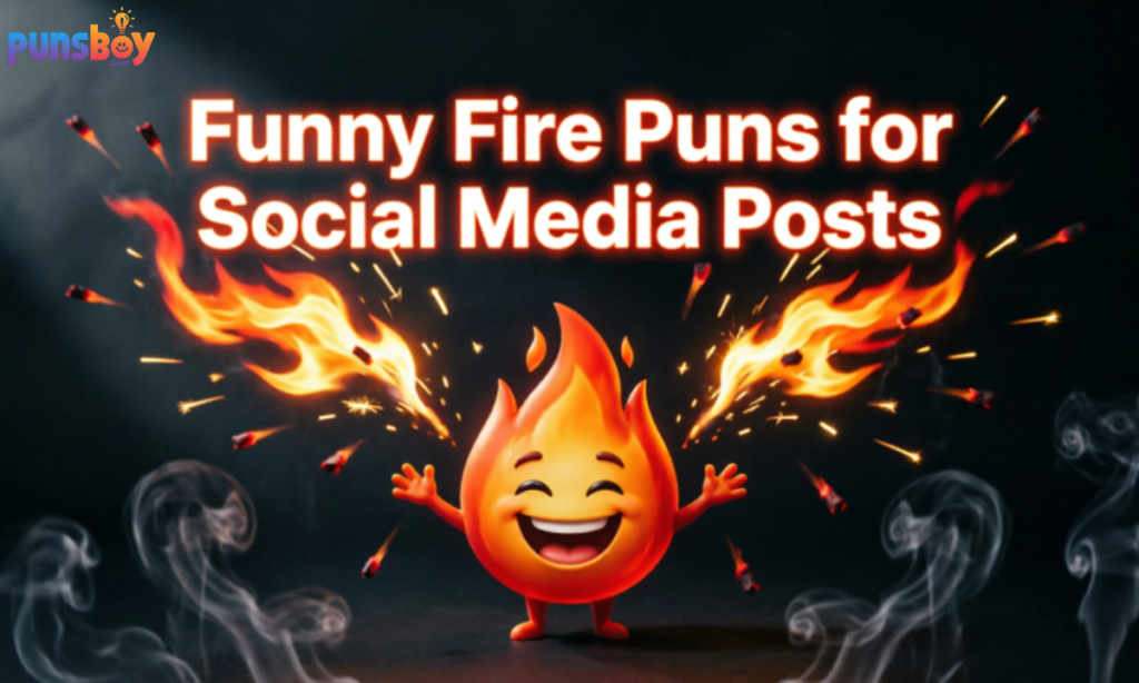 Funny Fire Puns for Social Media Posts