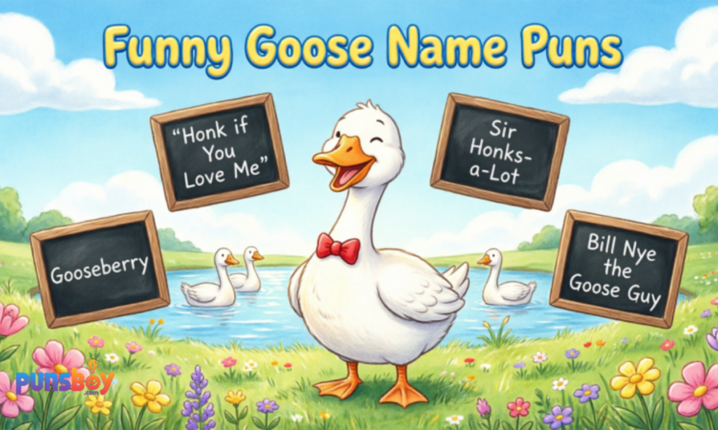 Funny Goose Name Puns
