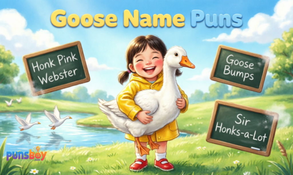 Goose Name Puns Girl