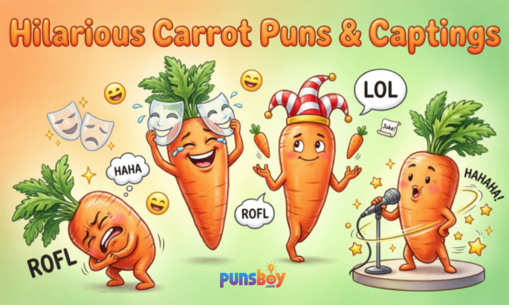Hilarious Carrot Puns & Captions