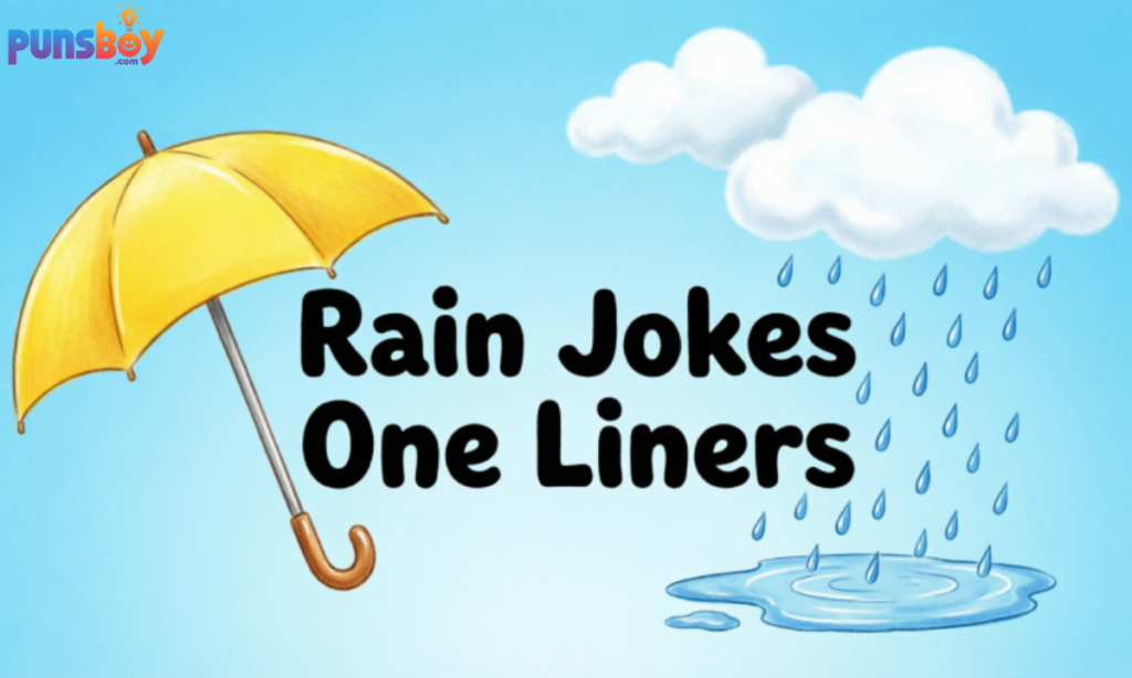 Rain Jokes One Liners