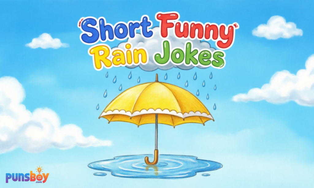 Short Funny Rain Jokes