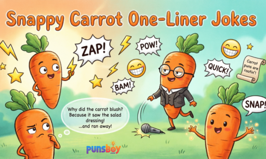 Snappy Carrot One-Liner Jokes